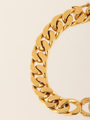 CCマークチェーンブレスレット ゴールド