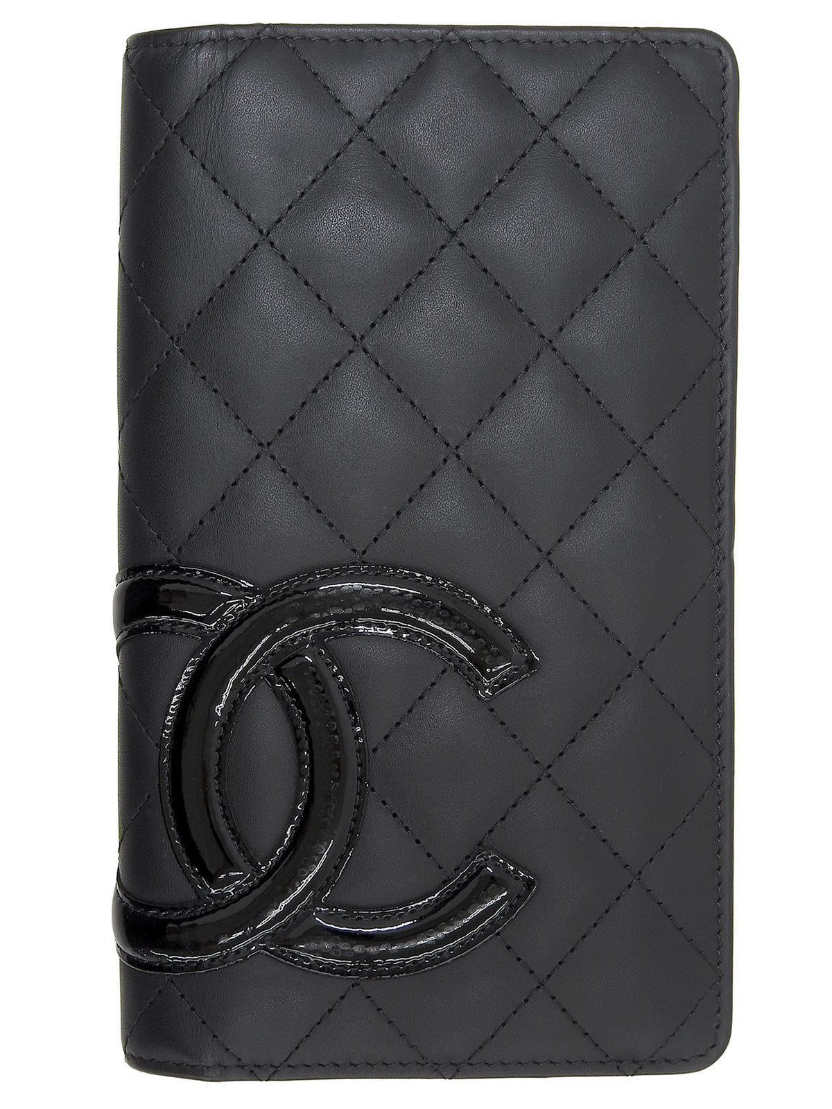 Cambon Line Long Wallet, Black, circa 2015