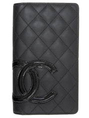 Cambon Line Long Wallet, Black, circa 2015