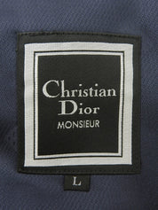 ロゴエンブレム刺繍ジャケット ネイビー