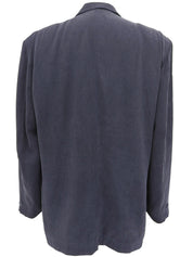 ロゴエンブレム刺繍ジャケット ネイビー