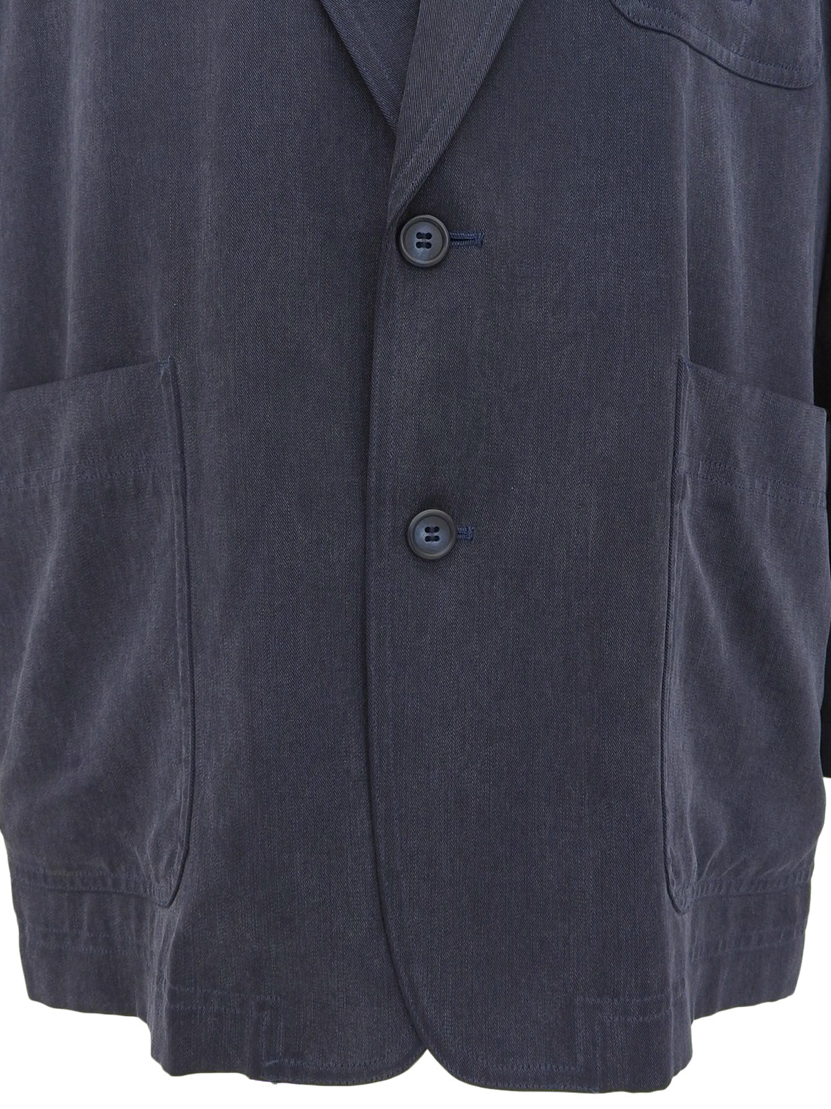 ロゴエンブレム刺繍ジャケット ネイビー