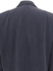 ロゴエンブレム刺繍ジャケット ネイビー