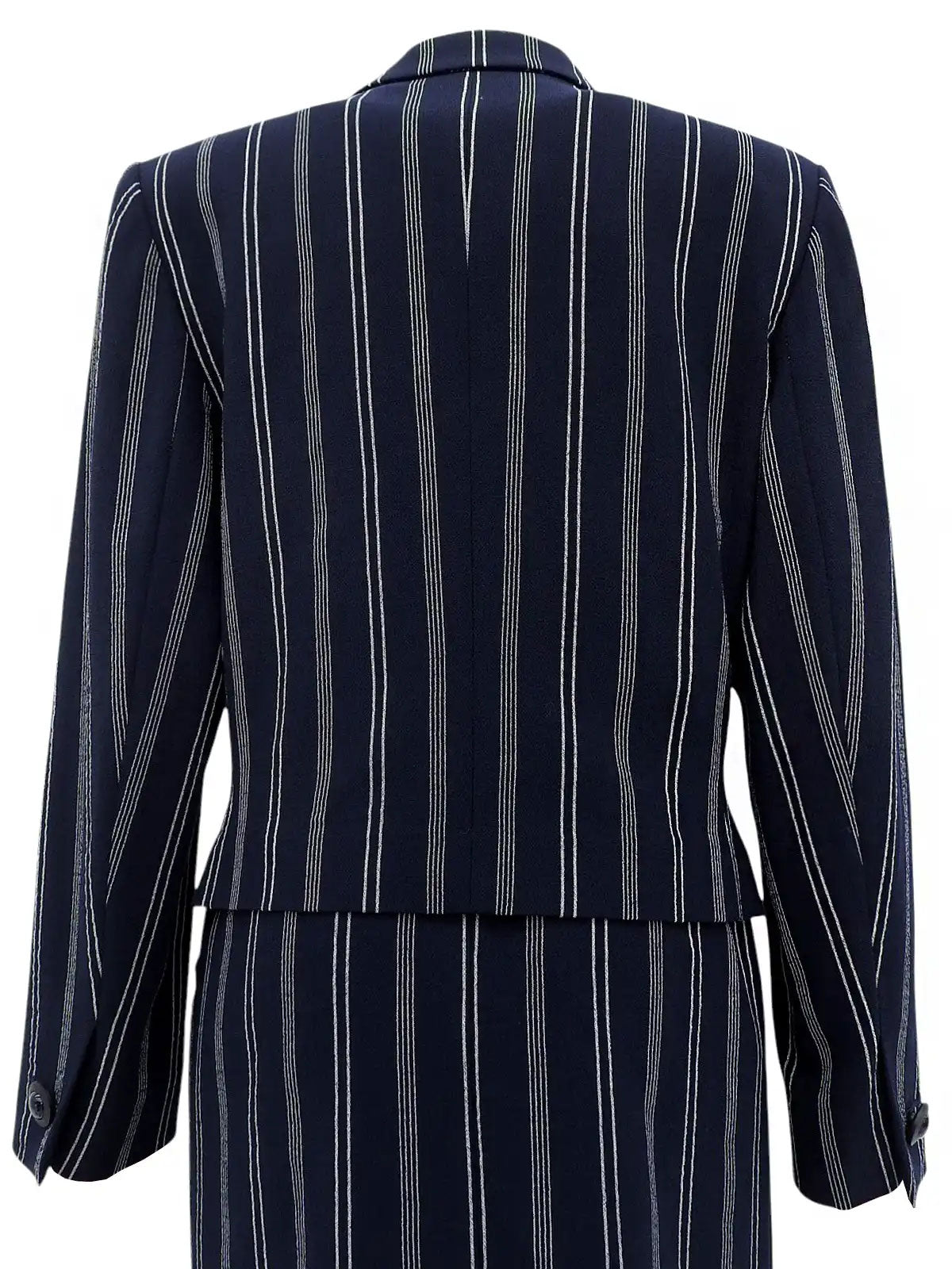 海军蓝和白色条纹图案