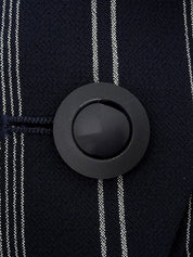 海军蓝和白色条纹图案