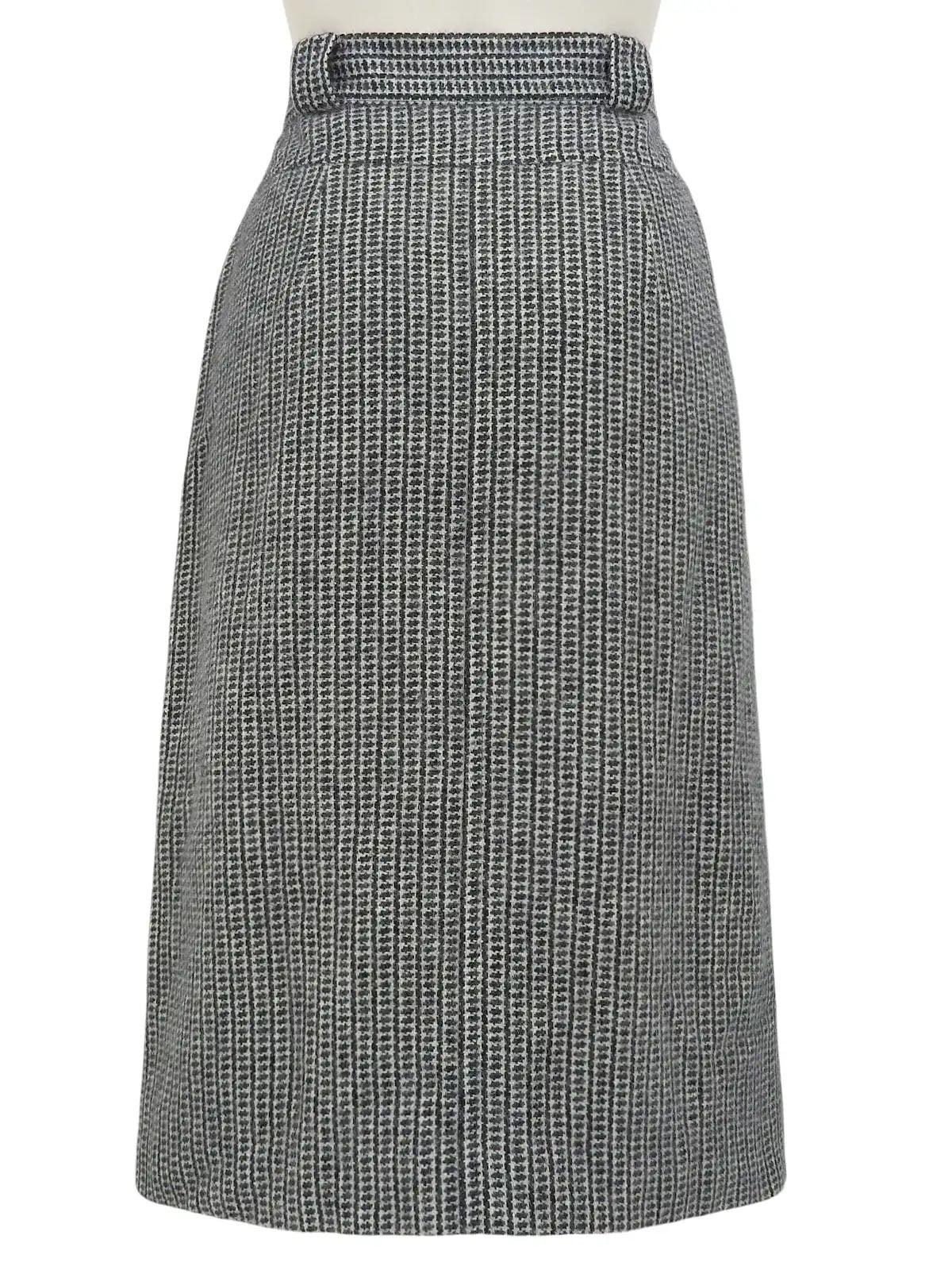 ツイードロゴボタンセットアップ　ブラック/ホワイト