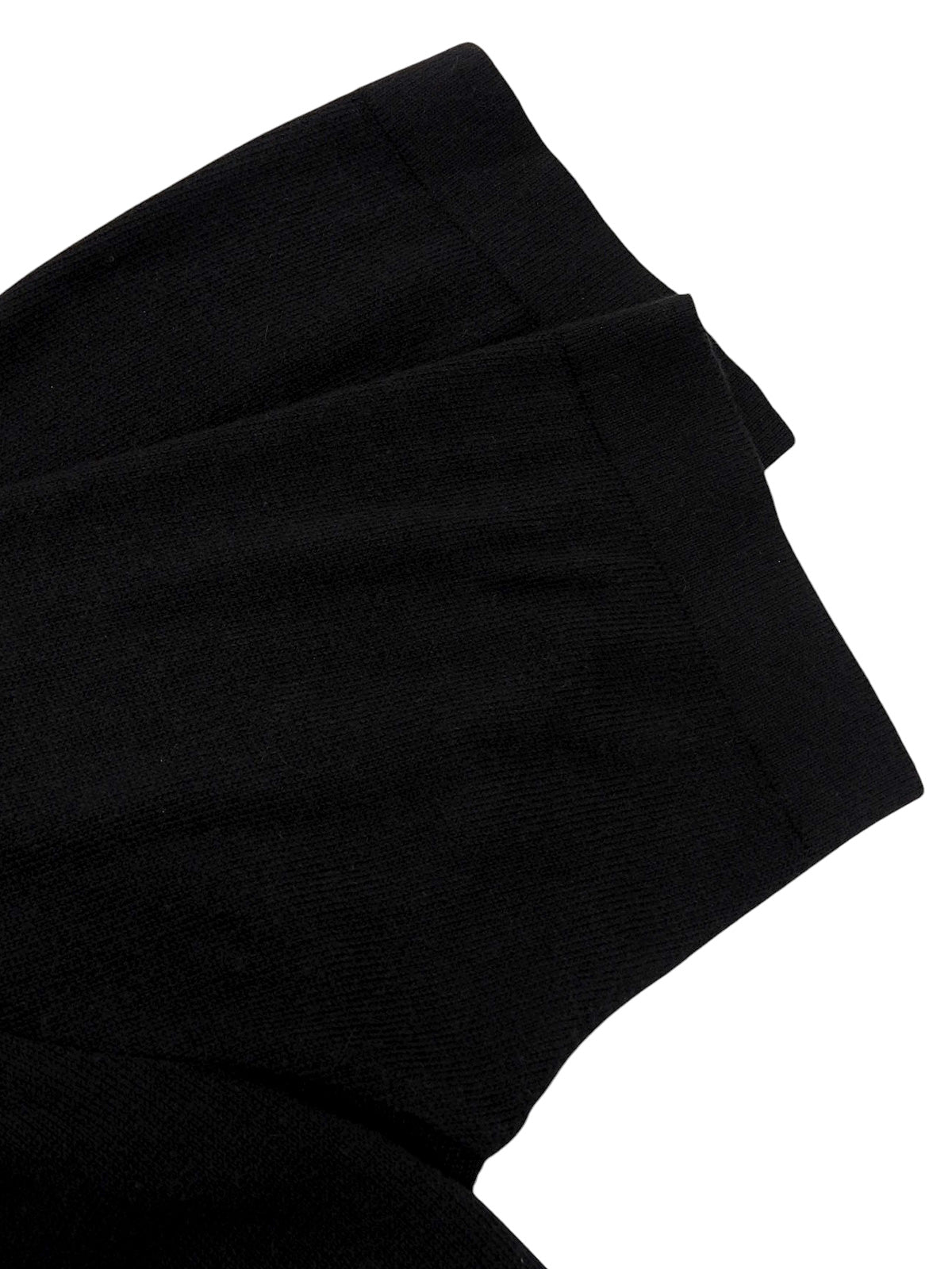 シルクニットコンビスカーフパターンニットポロシャツ ブラック/イエロー