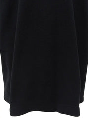 Design Button Coat Black