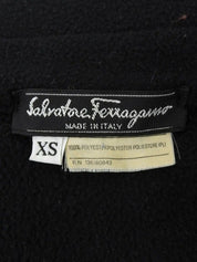 Design Button Coat Black