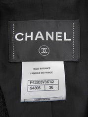 CCマークステッチジャケット ブラック