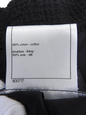 CCマークステッチジャケット ブラック