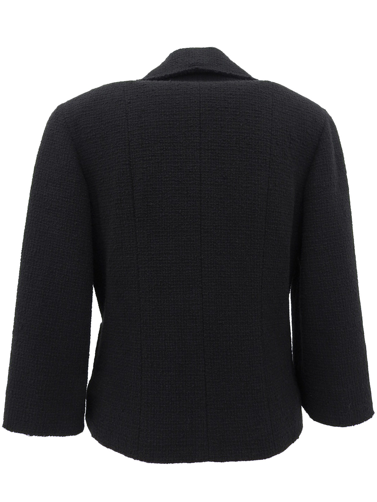 CCマークステッチジャケット ブラック