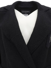 CCマークステッチジャケット ブラック