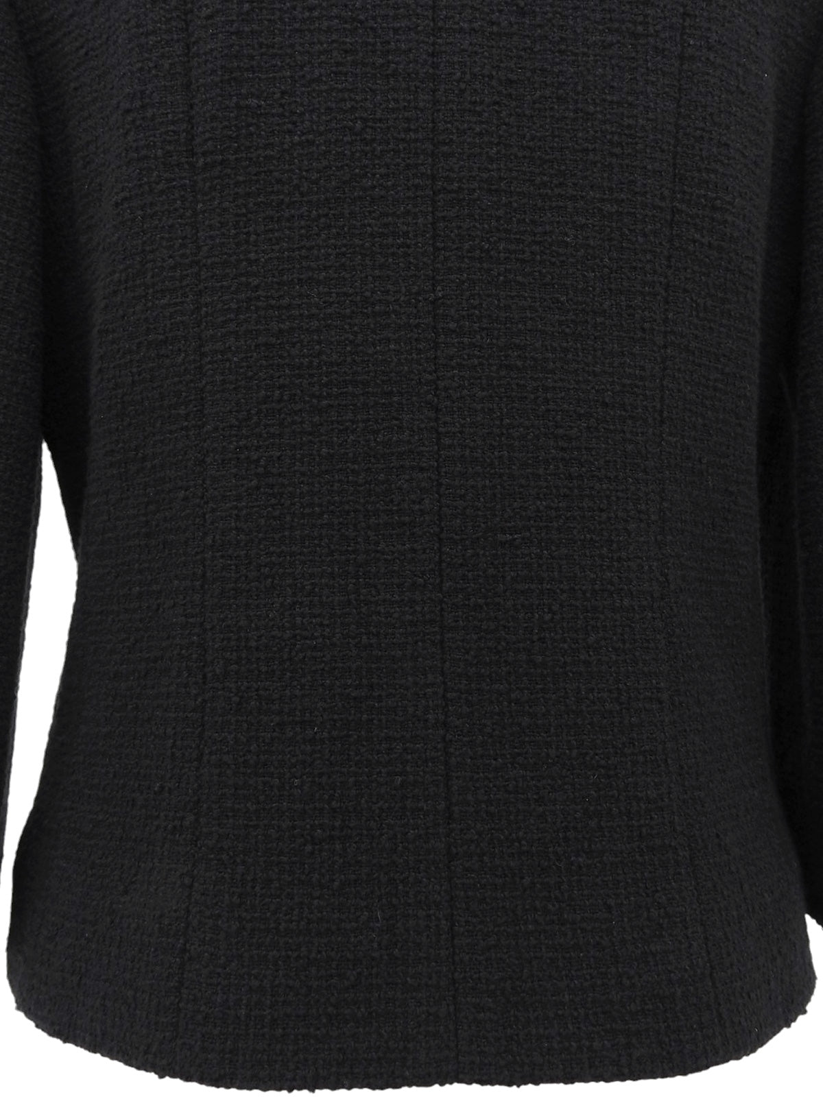 CCマークステッチジャケット ブラック