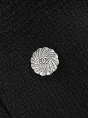 CCマークステッチジャケット ブラック