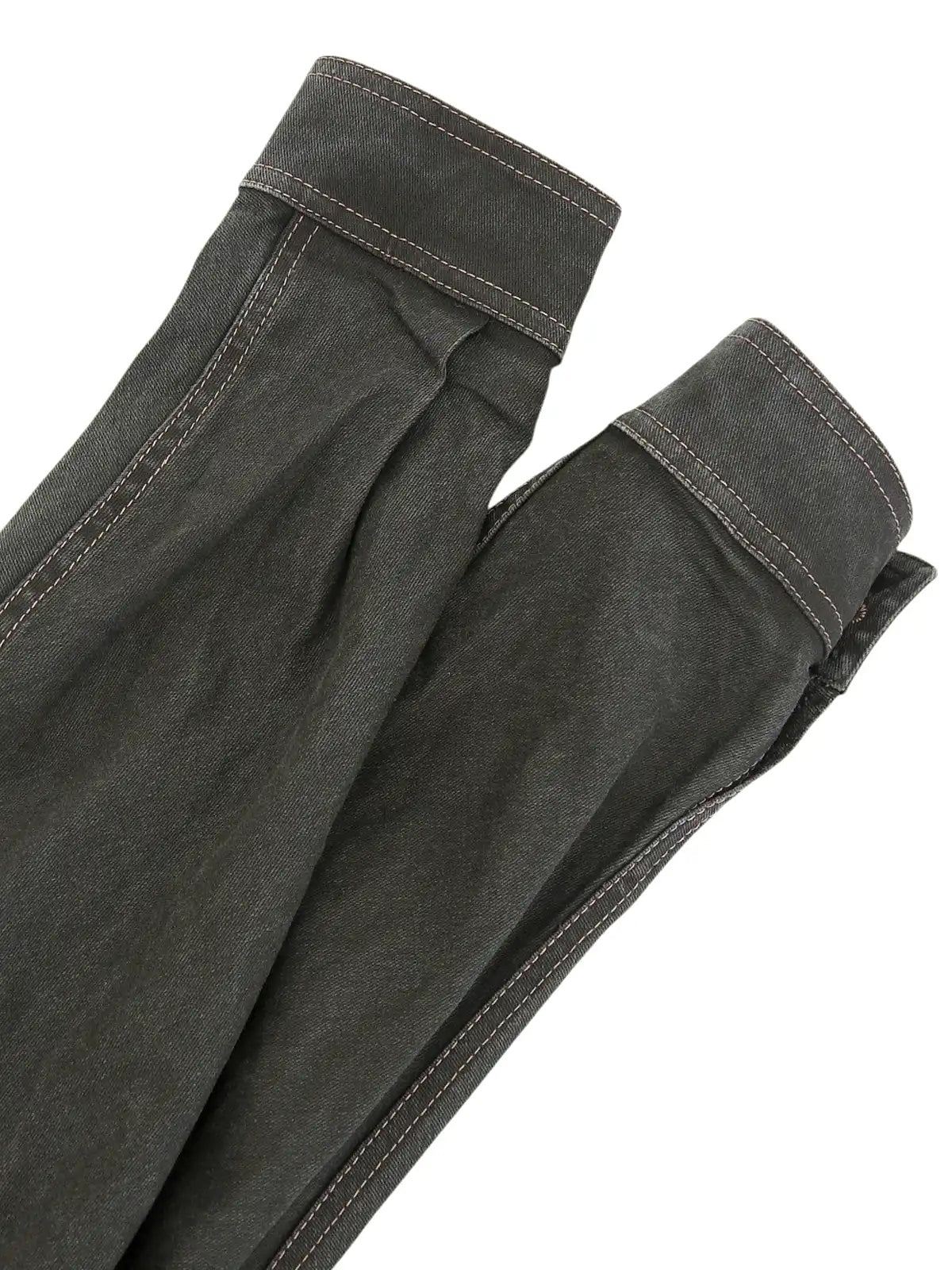 デニムロゴボタンジャケット グレー