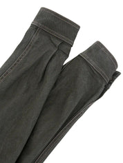 デニムロゴボタンジャケット グレー