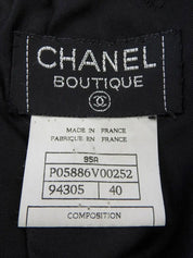 1995年製 CCマークボタンレザースカート ブラック