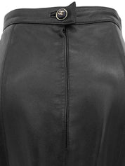 1995年製 CCマークボタンレザースカート ブラック