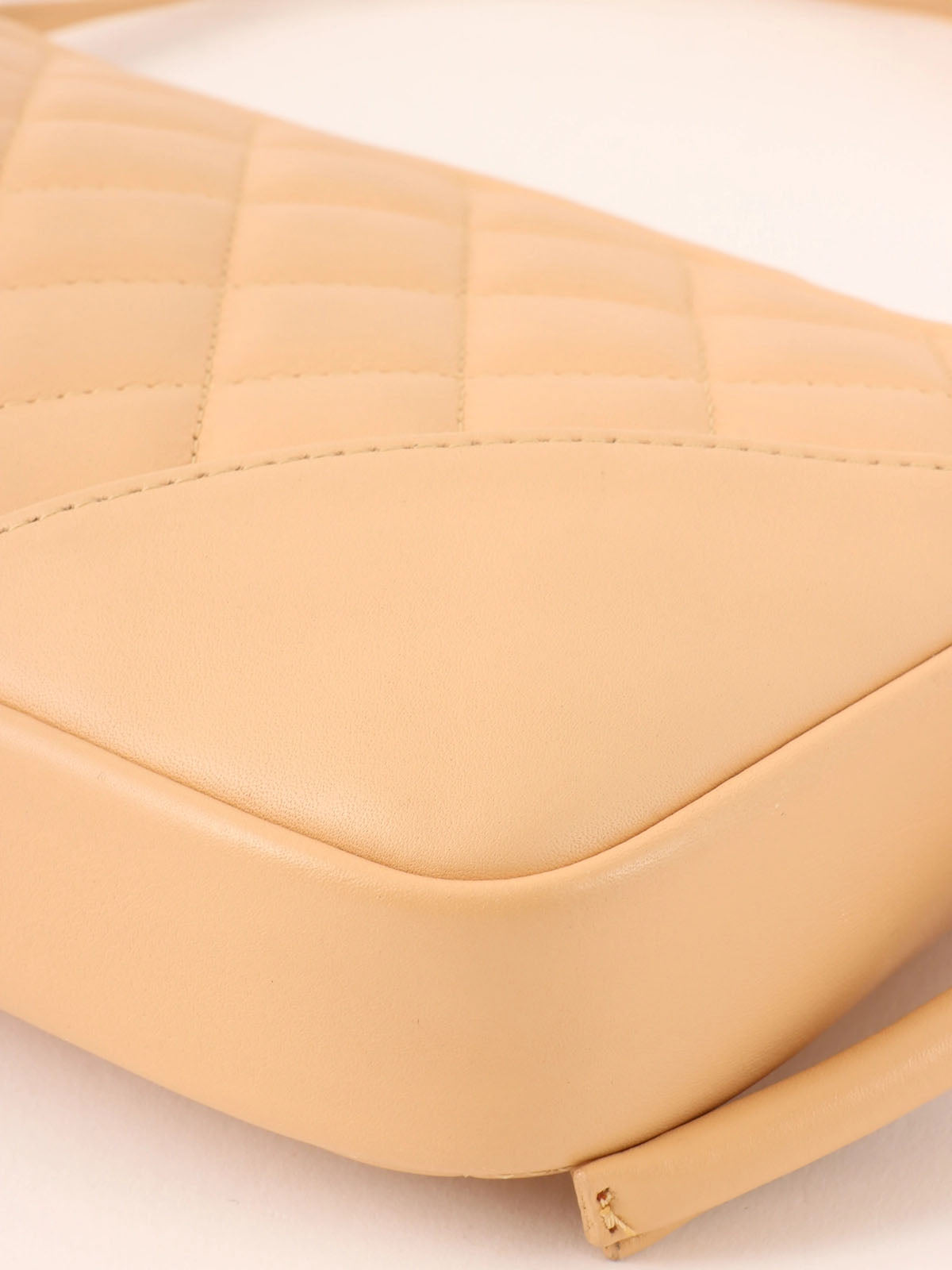 Cambon shoulder bag, beige/yellow, made around 2005