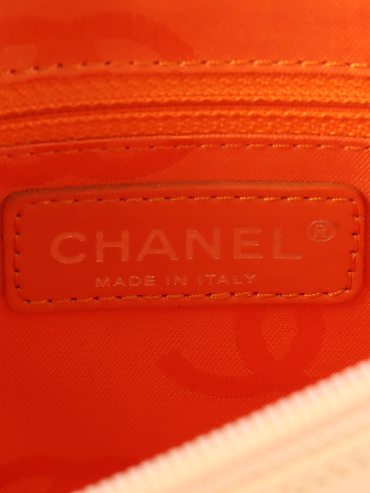 Cambon shoulder bag, beige/yellow, made around 2005