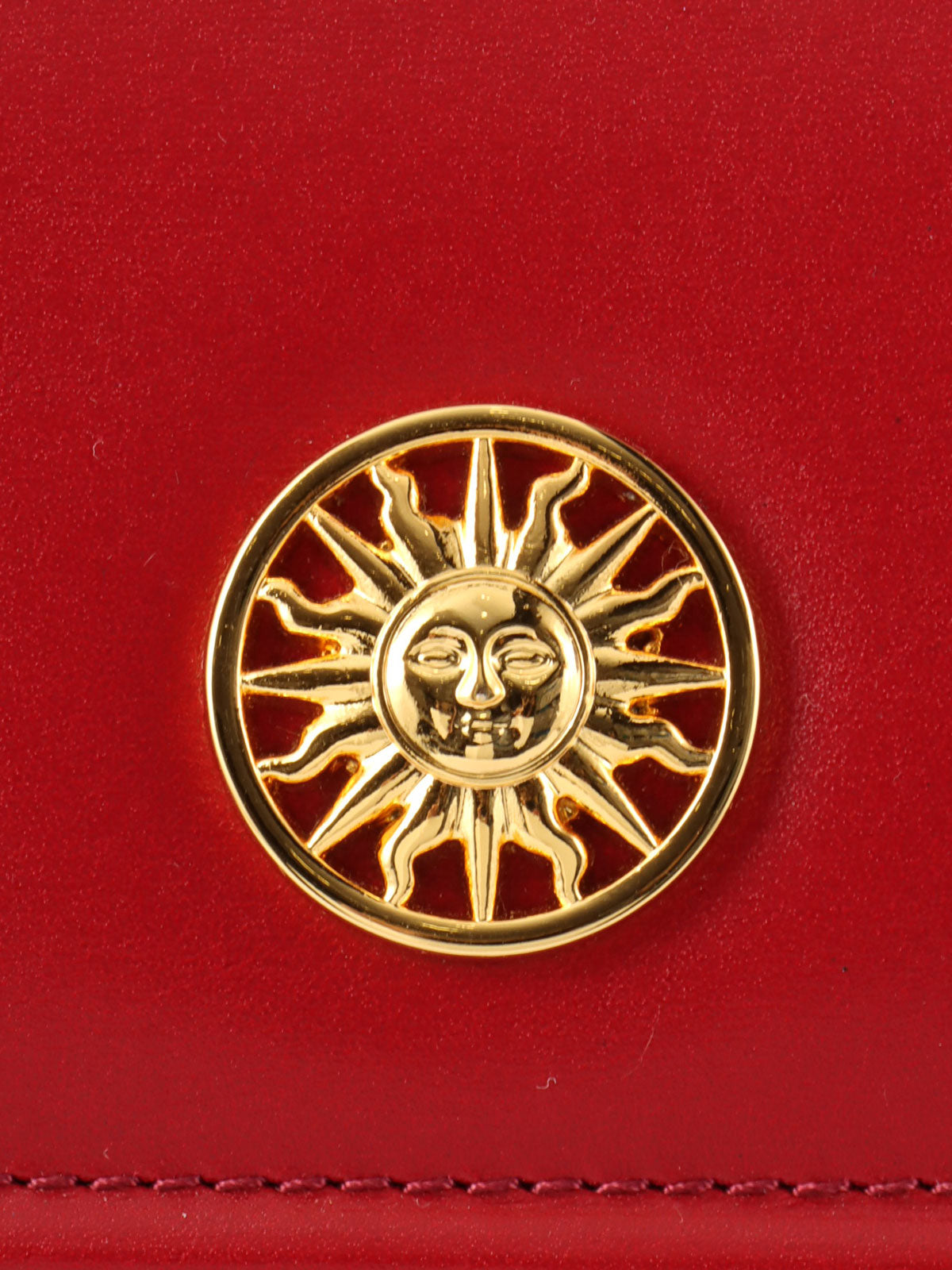 Sunburst Handbag Red