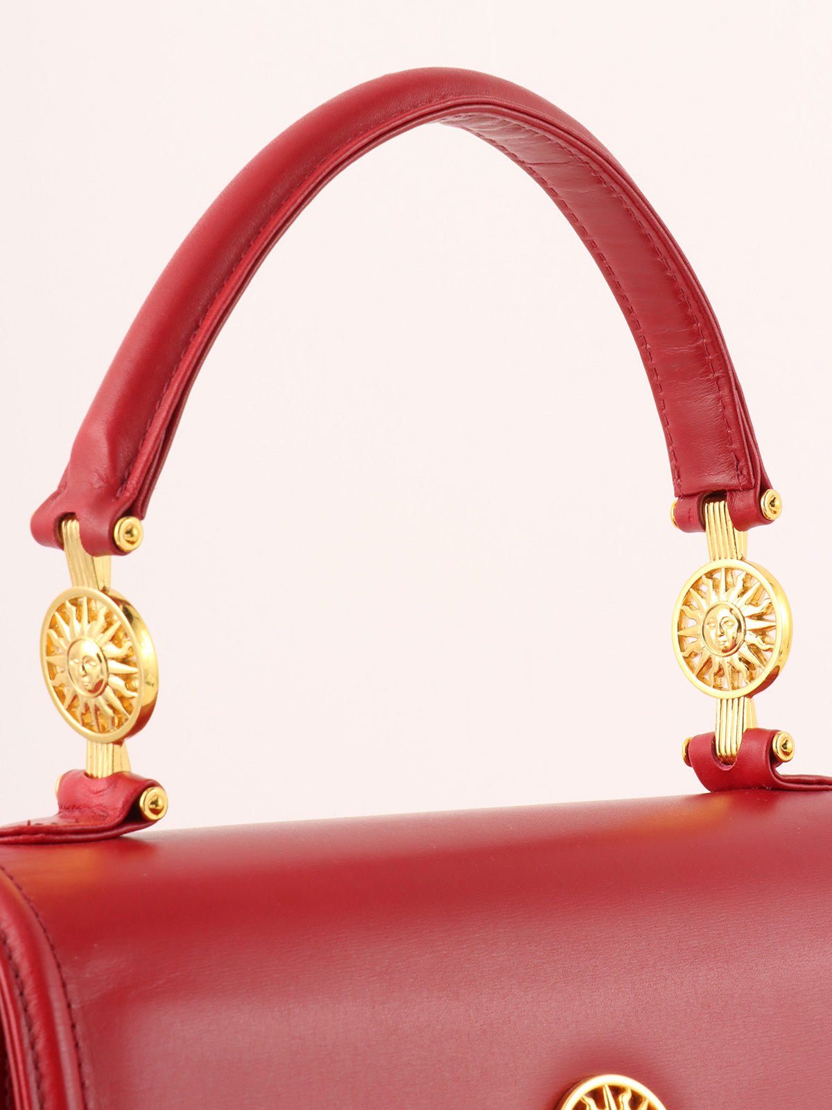 Sunburst Handbag Red