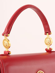 Sunburst Handbag Red