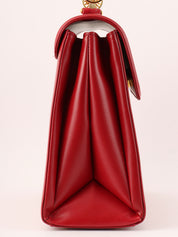 Sunburst Handbag Red