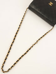 2000年頃製 CCマークプレートチェーンショルダーバッグ ブラック