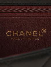 2000年頃製 CCマークプレートチェーンショルダーバッグ ブラック