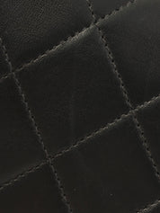 2000年頃製 CCマークプレートチェーンショルダーバッグ ブラック