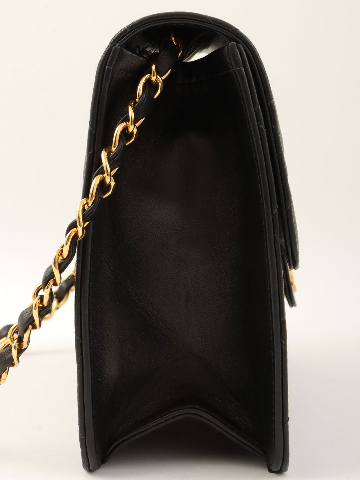 2000年頃製 CCマークプレートチェーンショルダーバッグ ブラック