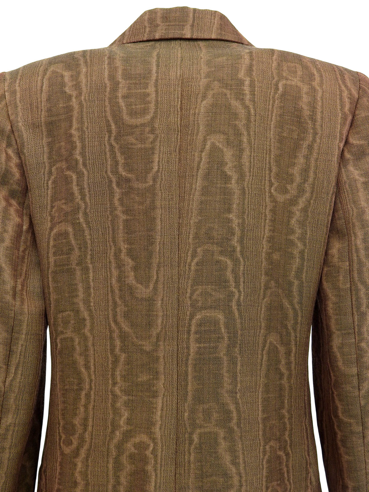 Brown wool design pattern jacket