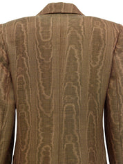 Brown wool design pattern jacket