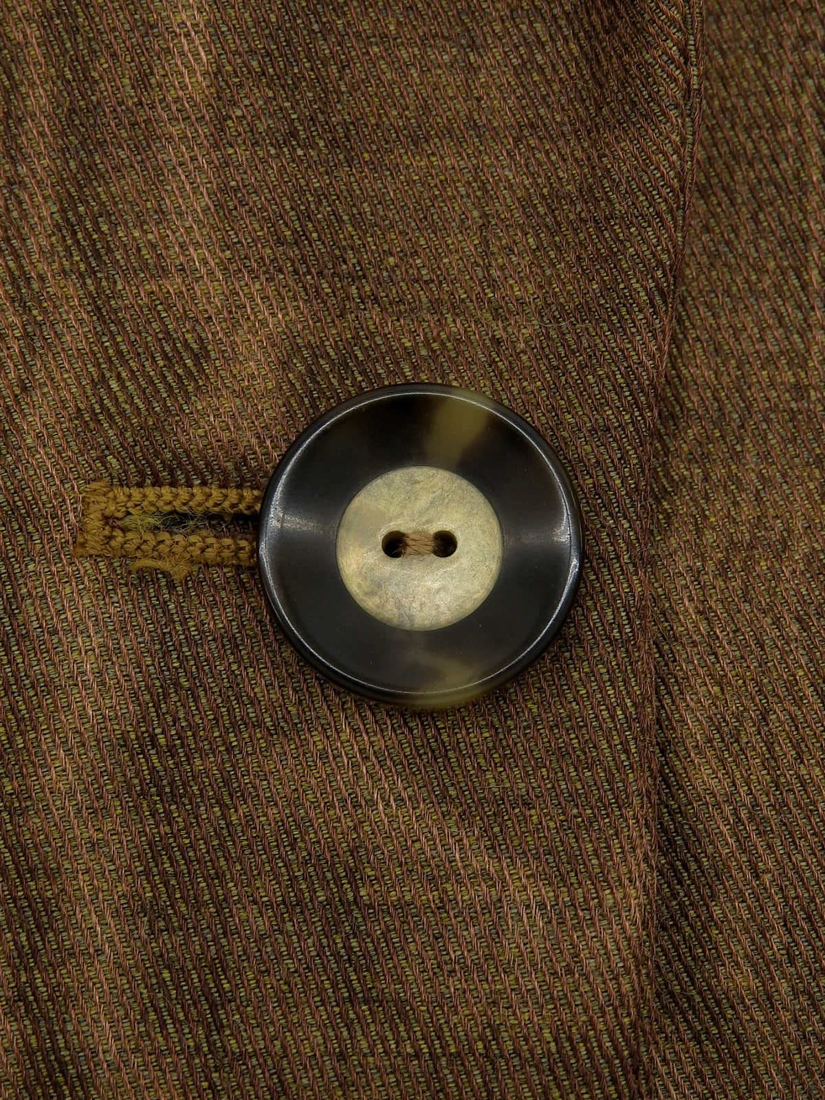 Brown wool design pattern jacket