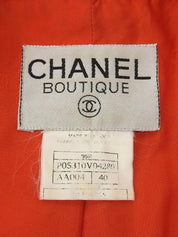 1995 Mohair CC Mark Button Jacket, Red