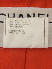 1995 Mohair CC Mark Button Jacket, Red