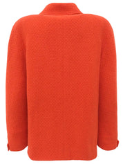 1995 Mohair CC Mark Button Jacket, Red