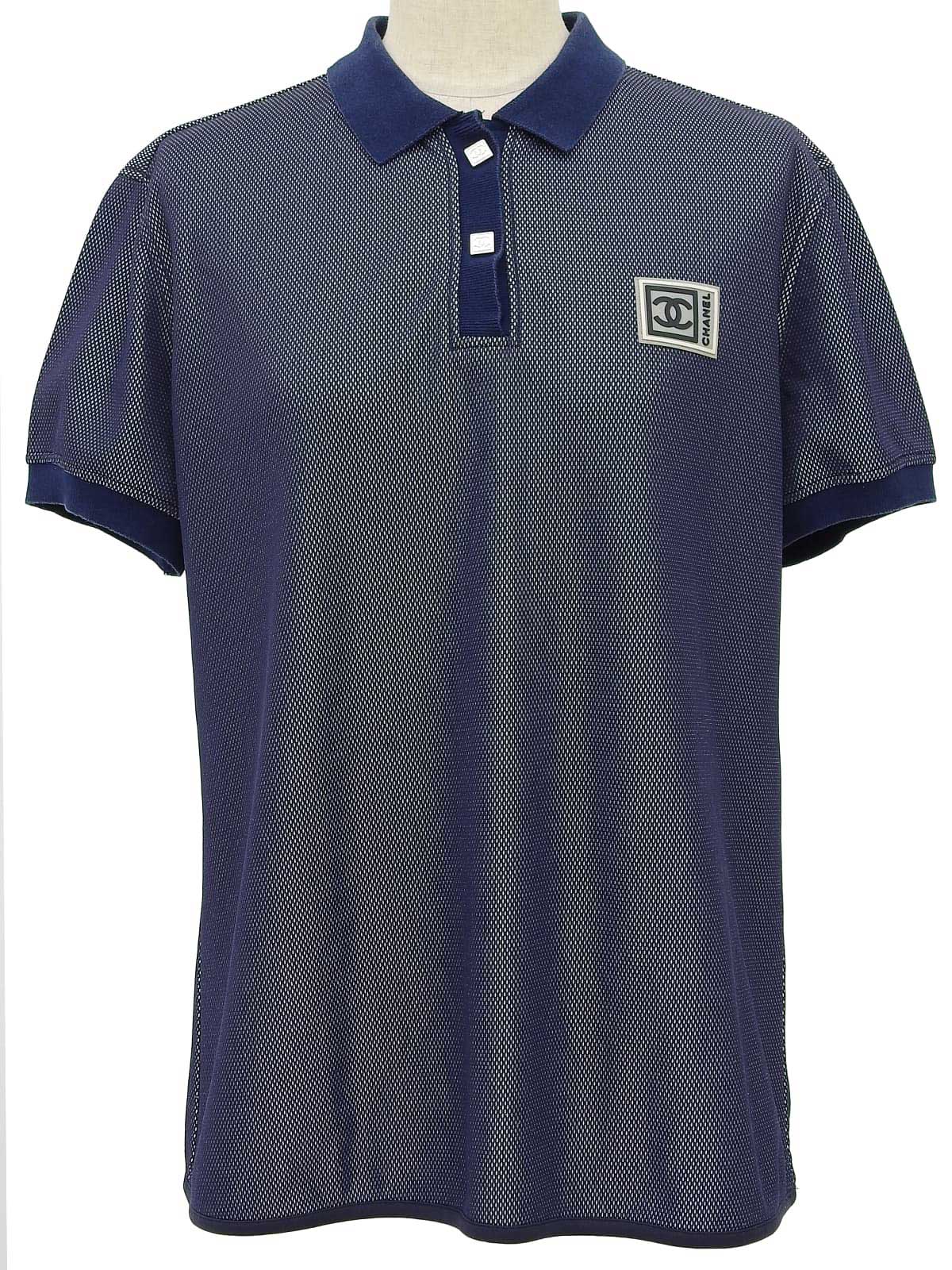 2005年製 メッシュCCマークポロシャツ ネイビー