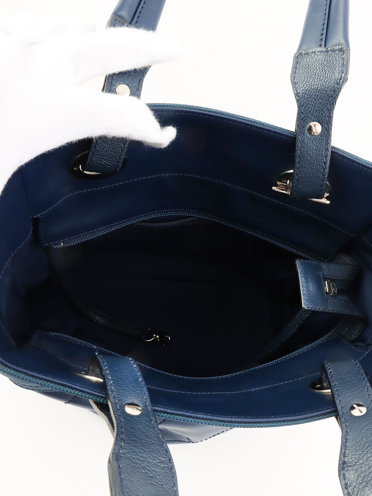 2011年頃製 パリビアリッツトートバッグ ネイビー