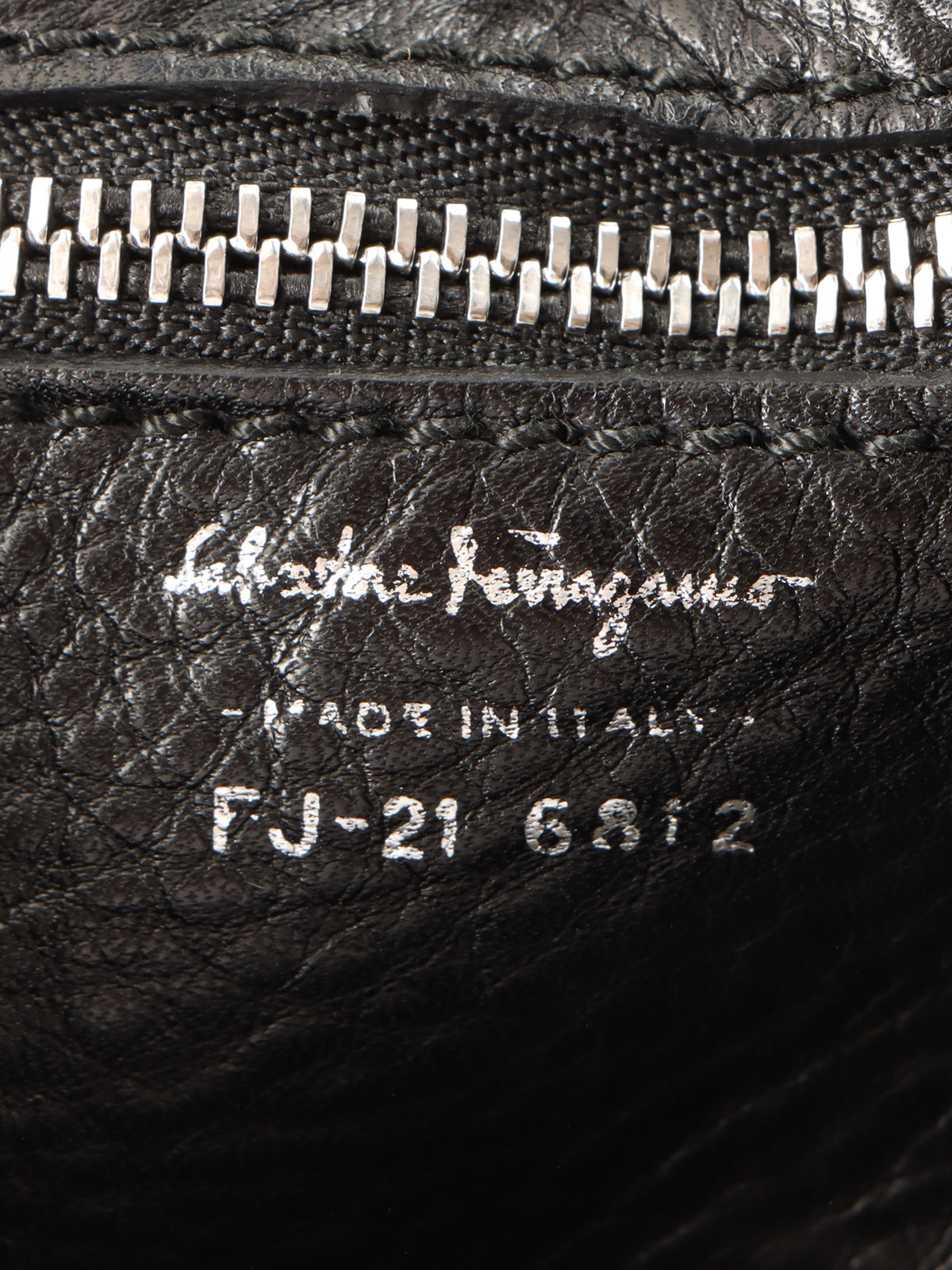 Boa Gancini Buckle Shoulder Bag in Black