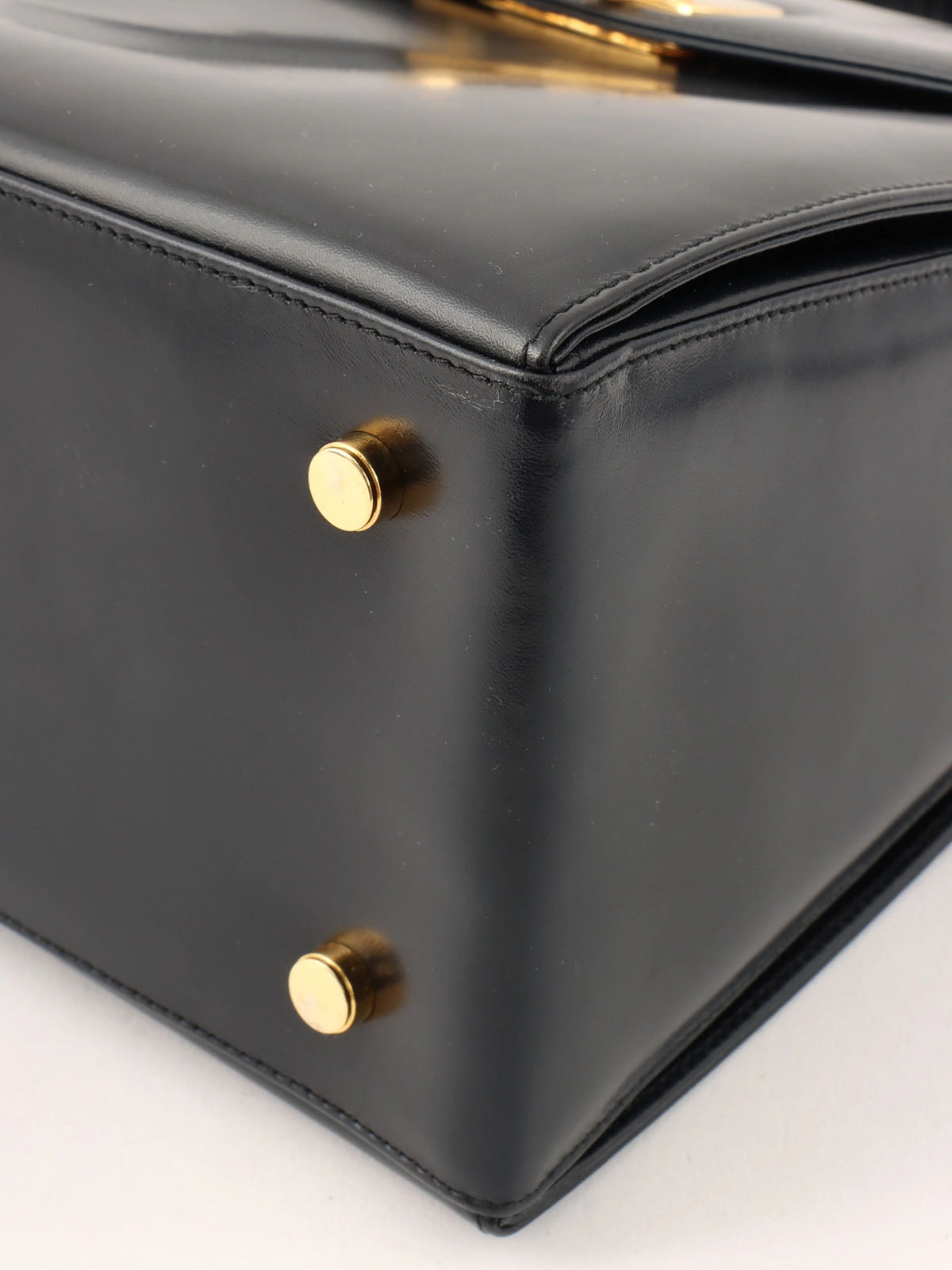 Gancini Plate 2-Way Bag Black