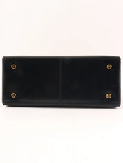 ガンチーニプレート2wayバッグ ブラック