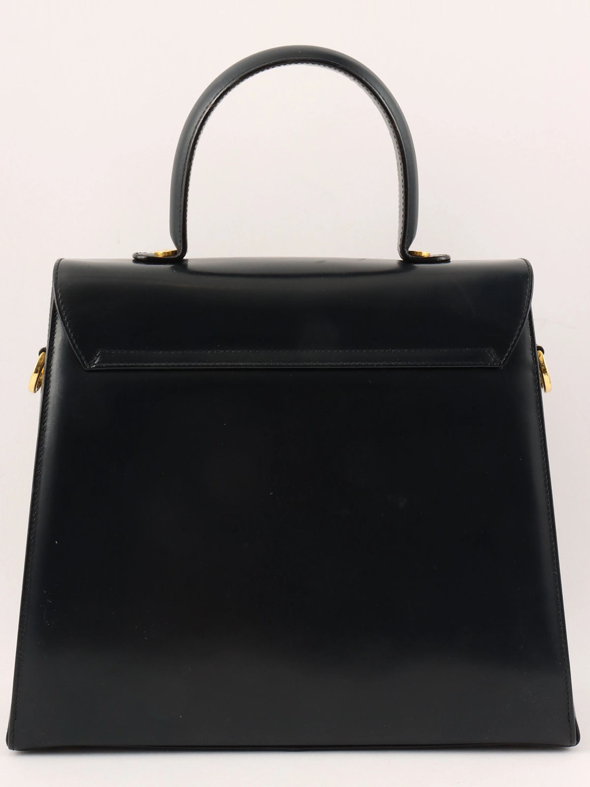 Gancini Plate 2-Way Bag Black