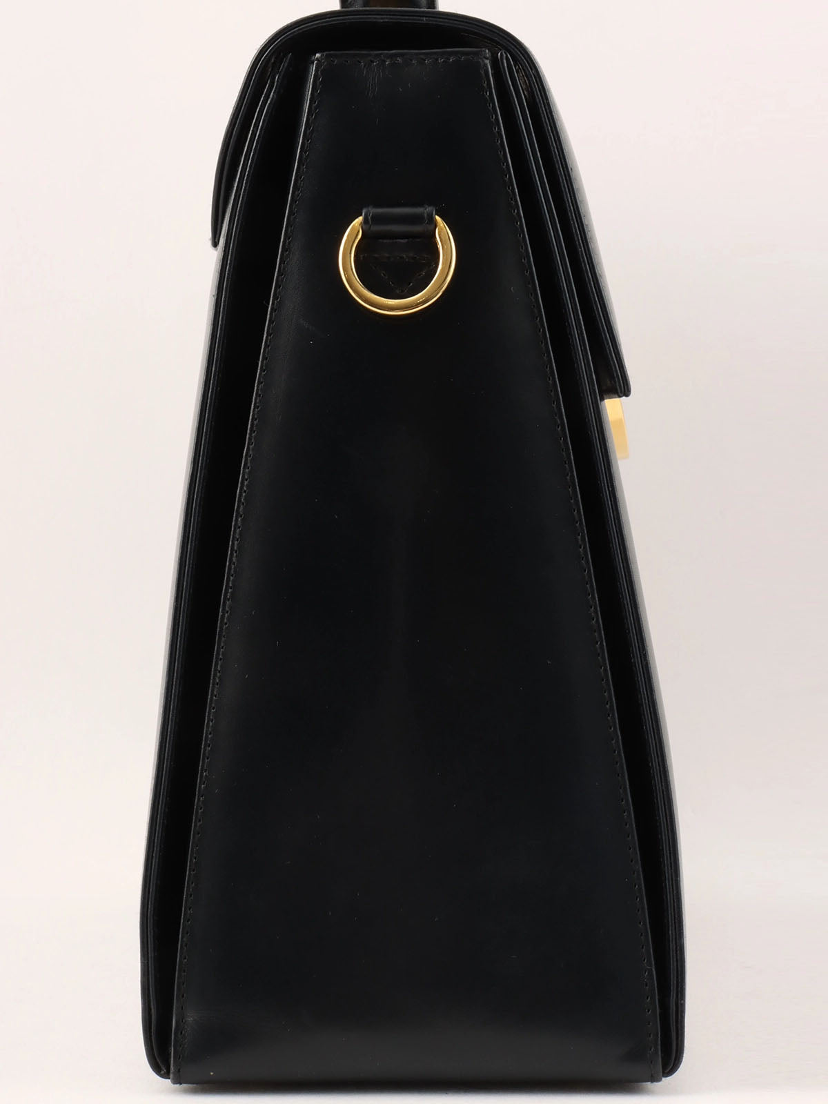 Gancini Plate 2-Way Bag Black