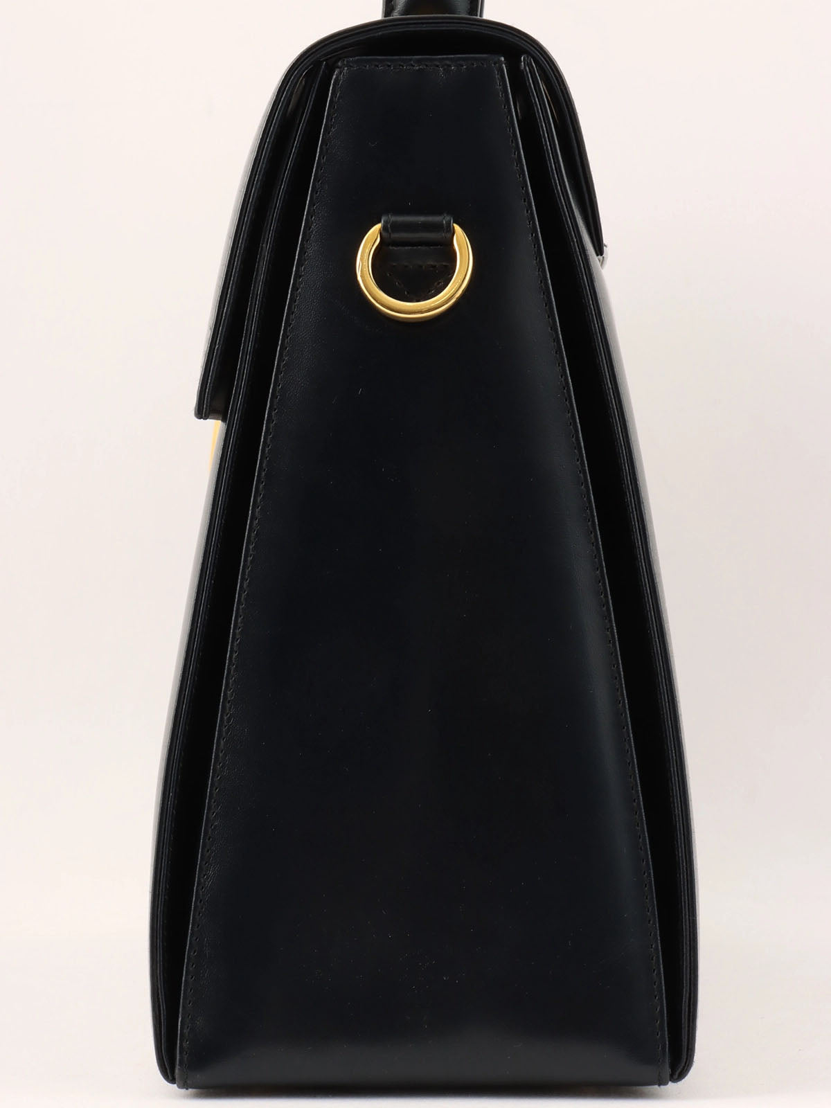 Gancini Plate 2-Way Bag Black