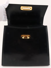Gancini Plate 2-Way Bag Black