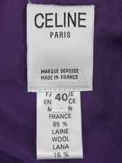 ロゴボタンノーカラーセットアップ　パープル/グリーン