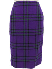 ロゴボタンノーカラーセットアップ　パープル/グリーン